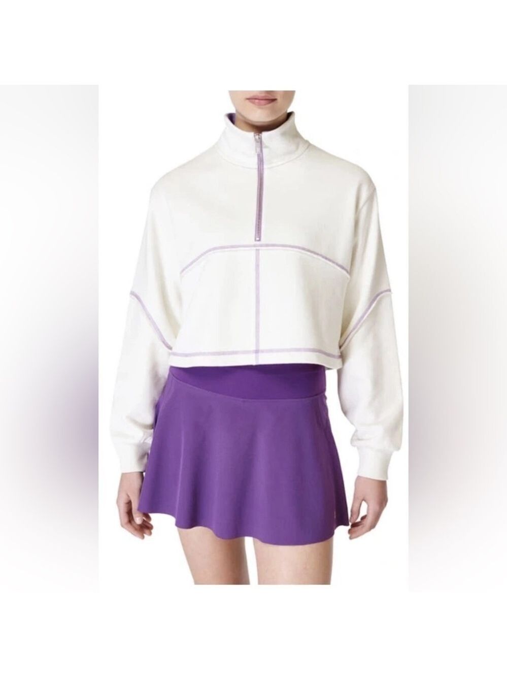Sweaty Betty Revive Half Zip Sweatshirt Medium